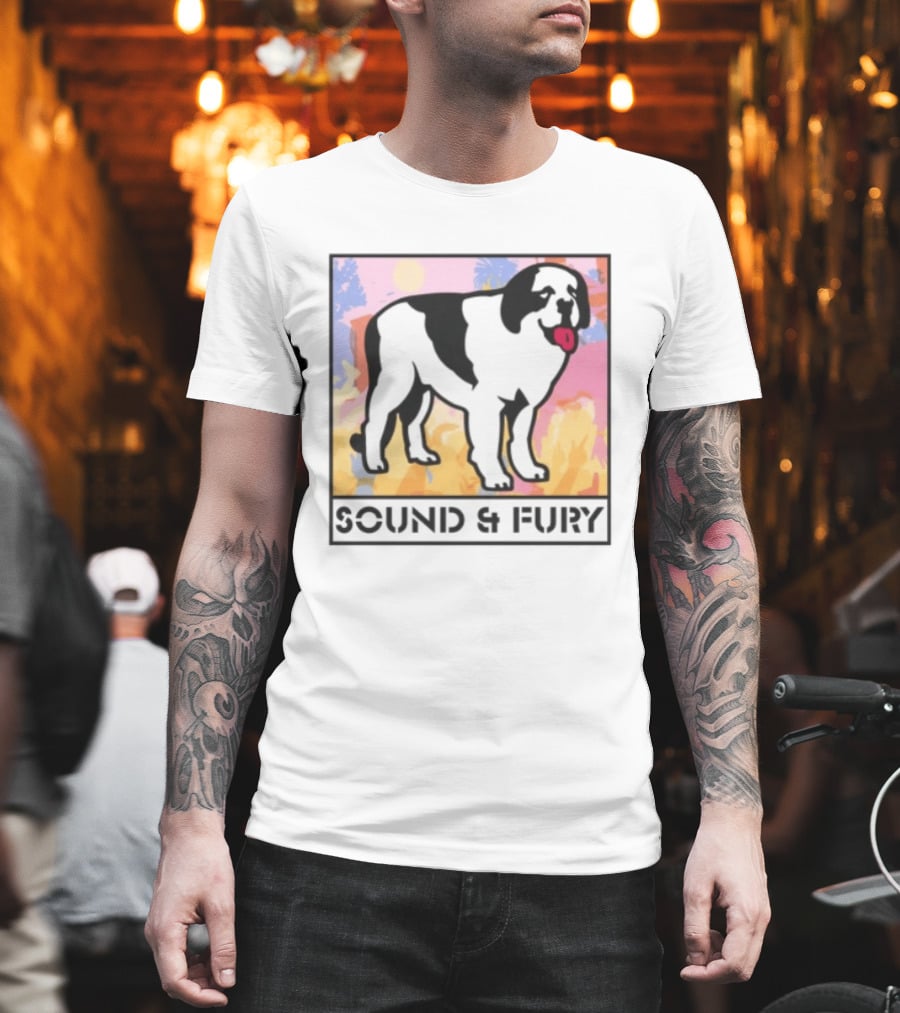Sound And Fury Store Sound And Fury 2026 Big Dog White St Bernard T-Shirt