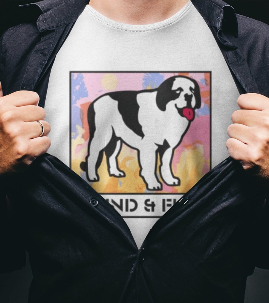 Sound And Fury Store Sound And Fury 2026 Big Dog White St Bernard T-Shirt