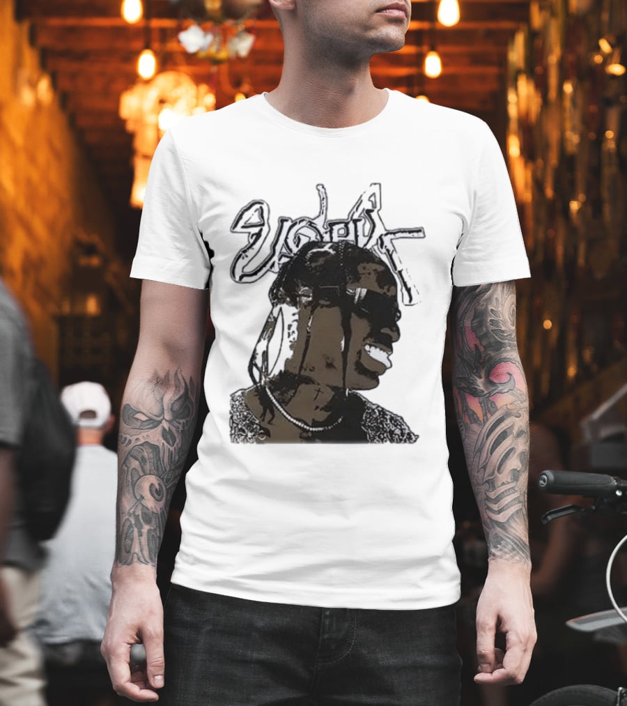 T Scott Utopia Cactus Jack Smiling T-Shirt