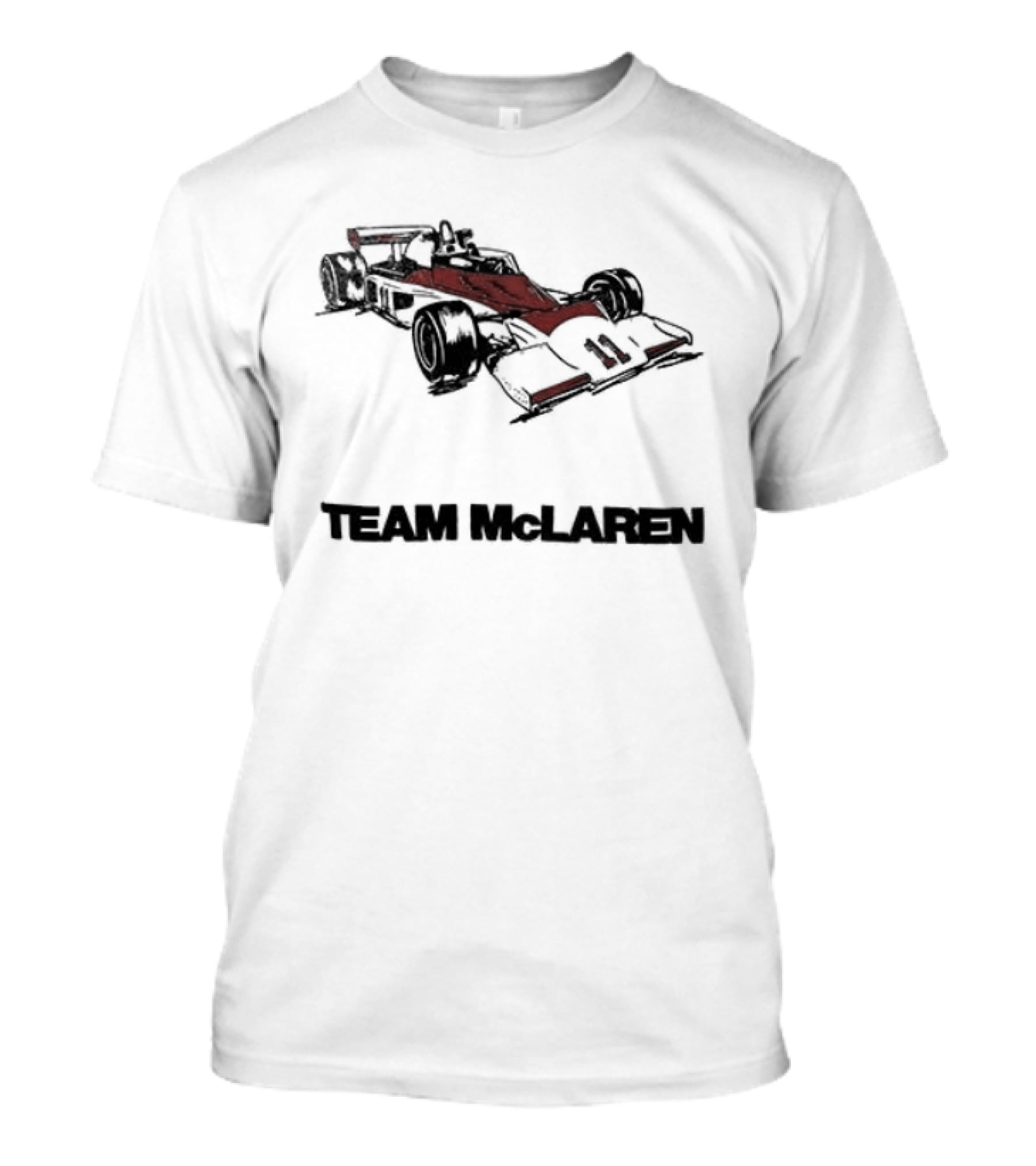 Team McLaren 1976 Car Racing Vintage Formula One Racing Car T-Shirt