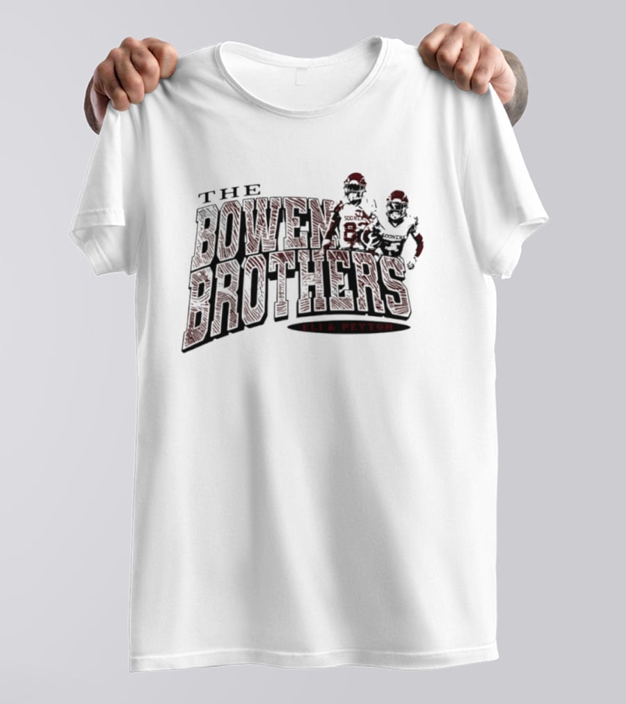 The Bowen Brothers Eli & Peyton Oklahoma Sooners Football Players T-Shirt