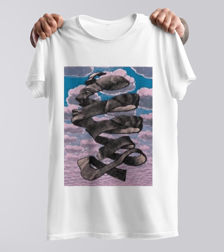 Tom Holland MC Escher Infinite Mobius Strip Optical Illusion T-Shirt