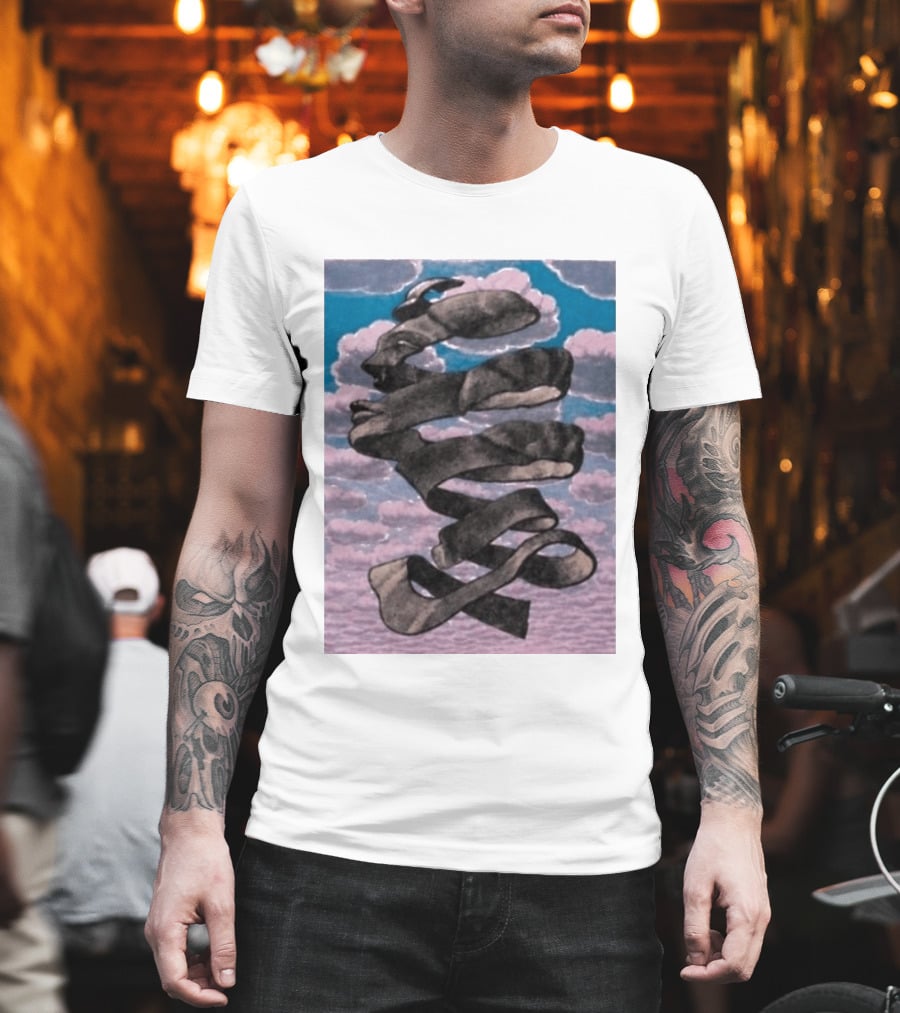 Tom Holland MC Escher Infinite Mobius Strip Optical Illusion T-Shirt