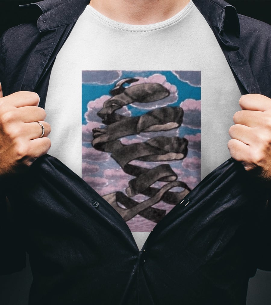 Tom Holland MC Escher Infinite Mobius Strip Optical Illusion T-Shirt
