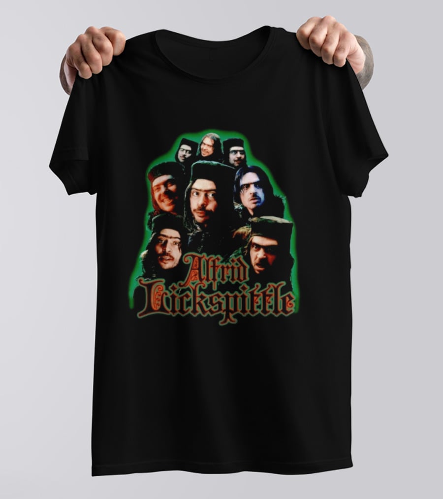 Alfrid Lickspittle Middle Earth The Hobbit Character Montage T-Shirt