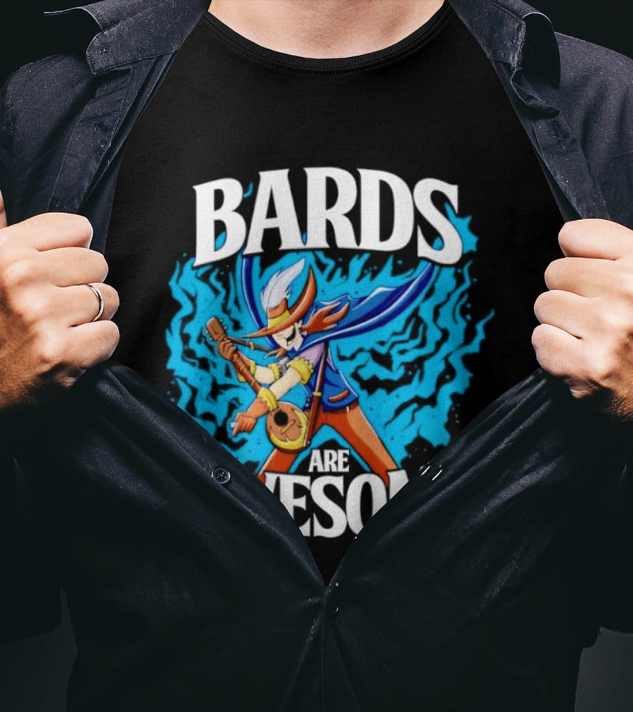 Bards Are Awesome Fantasy Roleplaying Dungeons And Dragons D&D T-Shirt