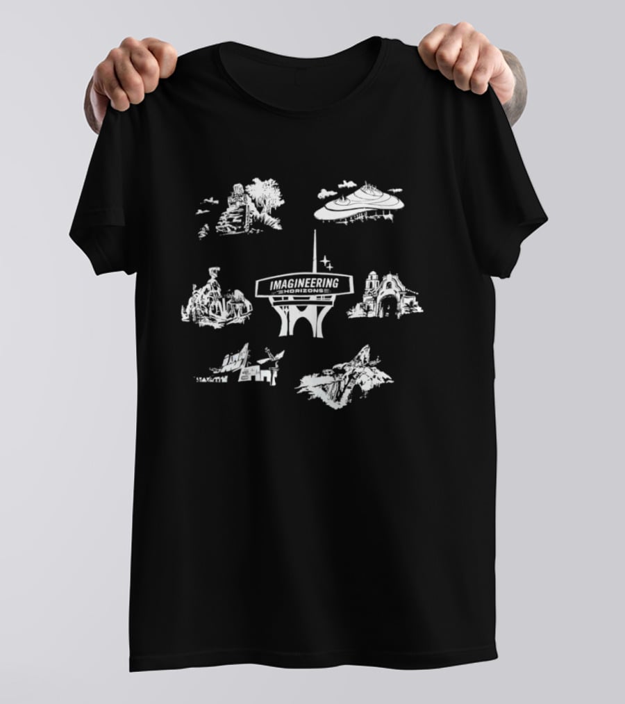 Imagineering Horizons Park Attractions Concept T-Shirt
