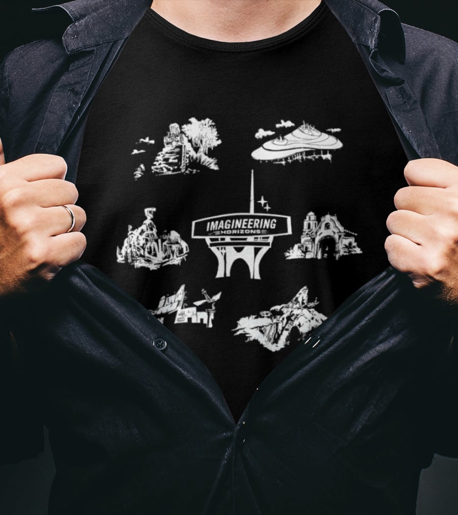 Imagineering Horizons Park Attractions Concept T-Shirt