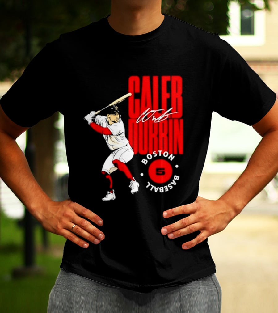 Caleb Durbin Boston Red Sox Baseball 5 T-Shirt