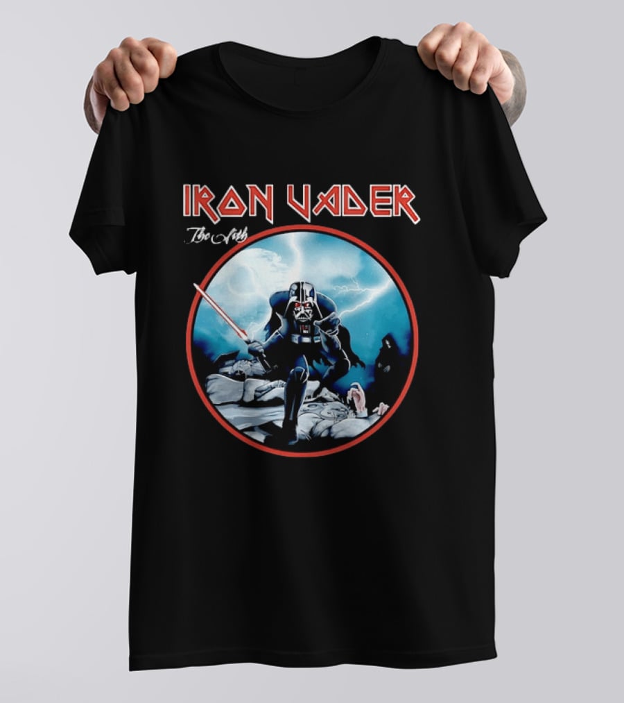 Iron Vader The Sith Star Wars Heavy Metal Darth Vader Comic T-Shirt