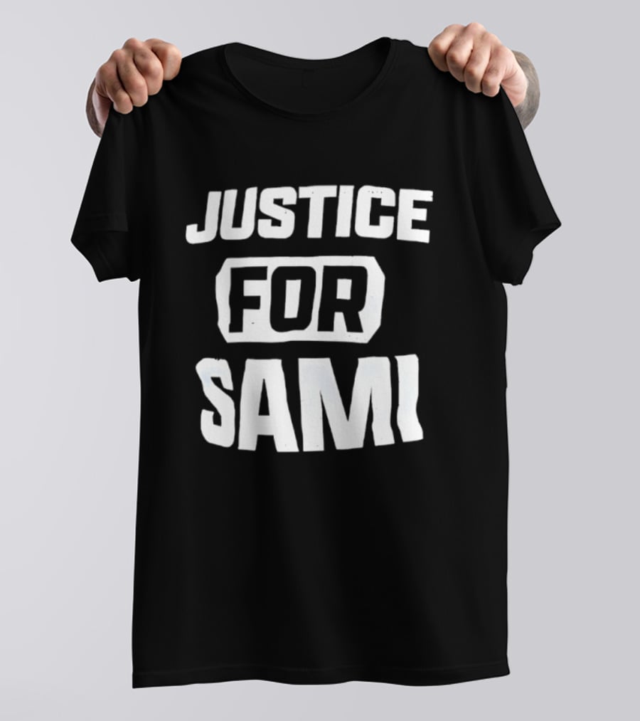 Justice For Sami Advocacy Support Awareness Movement T-Shirt