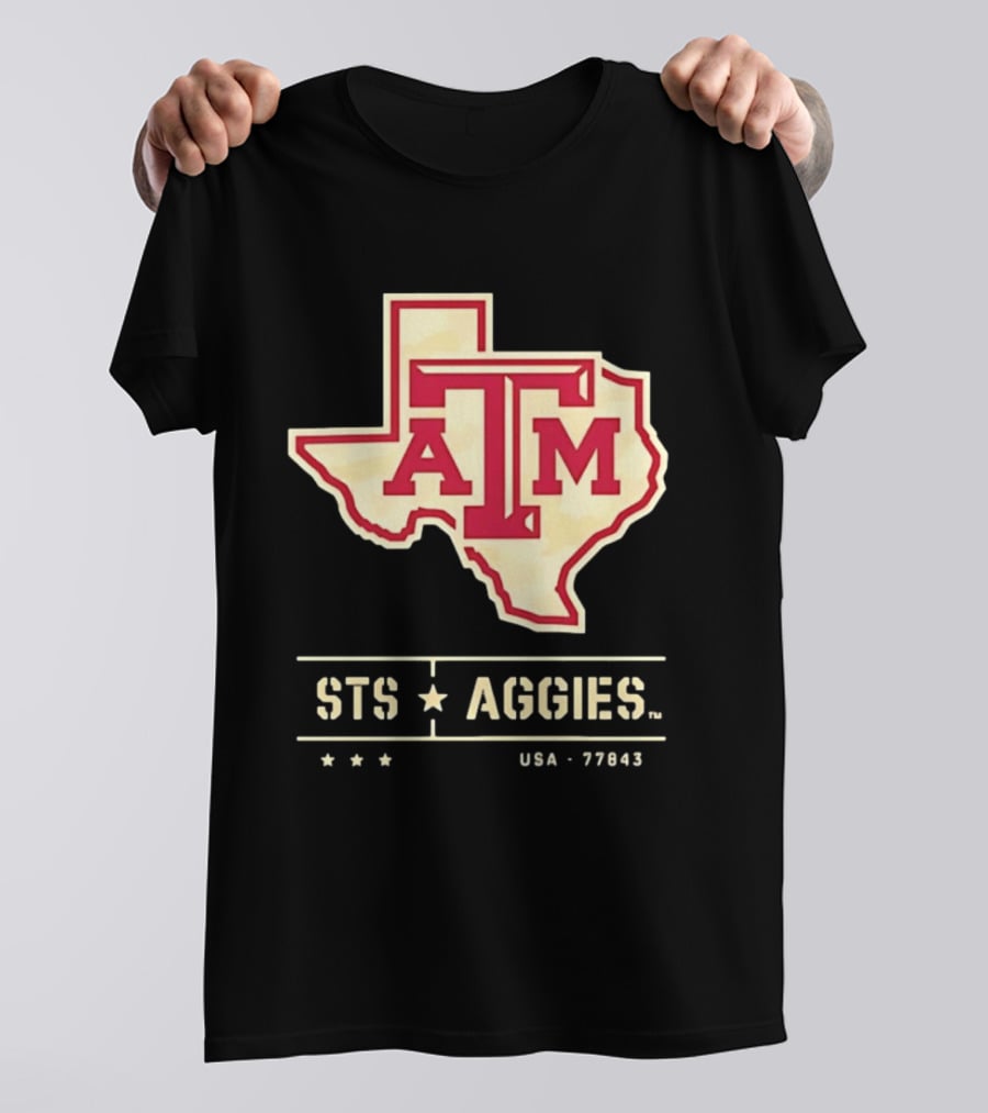 Texas A&M ATM STS Aggies USA 77843 T-Shirt