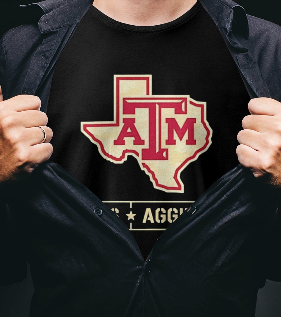 Texas A&M ATM STS Aggies USA 77843 T-Shirt