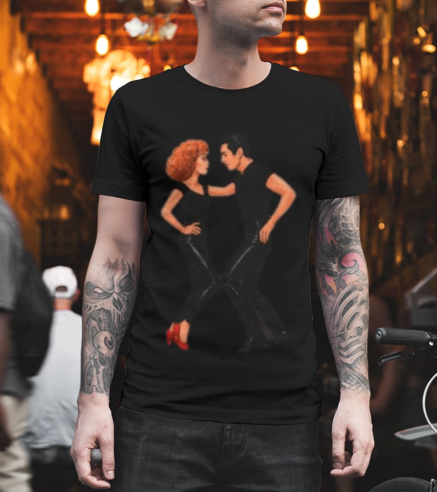 Danny Aarons Store Grease Danny And Sandy Dance Scene T-Shirt