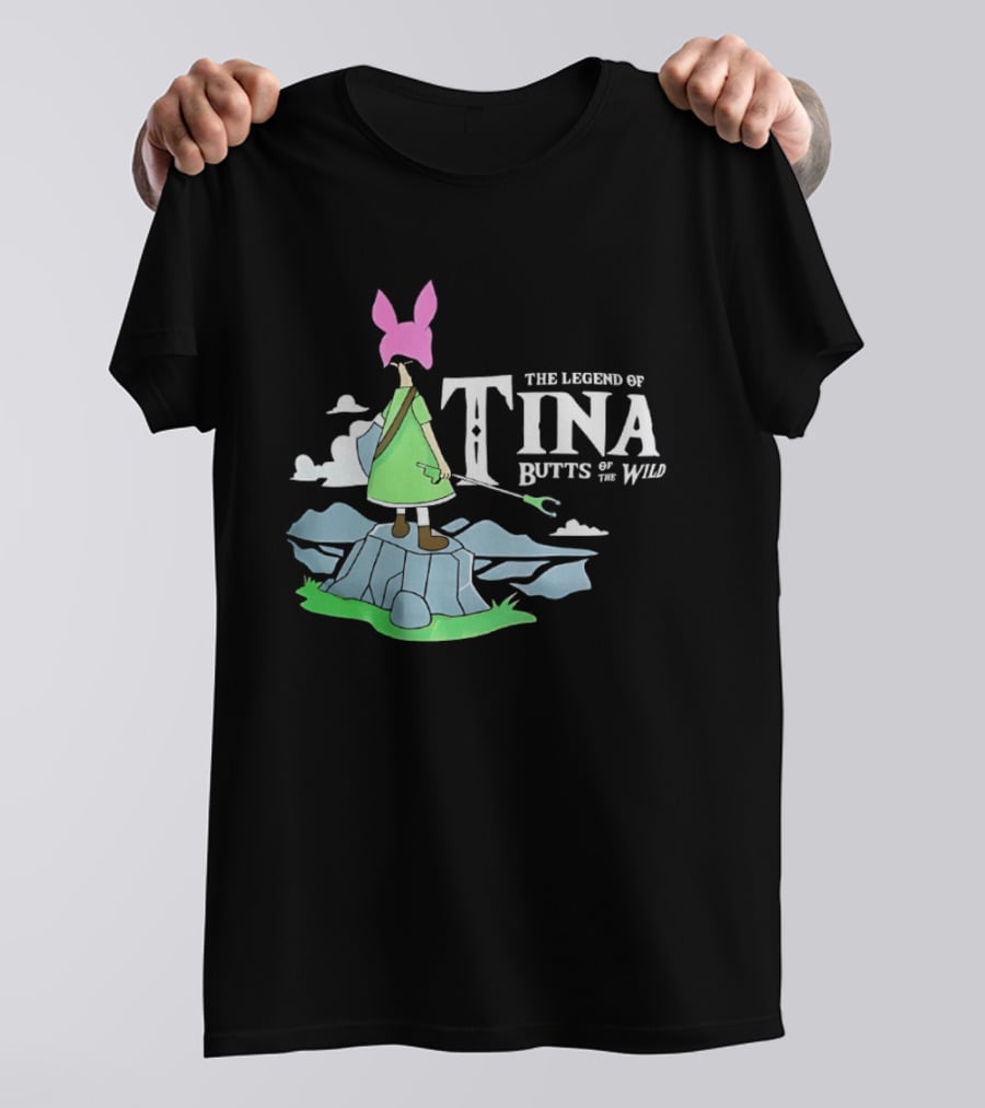 The Legend Of Tina Butts Of The Wild Adventure T-Shirt