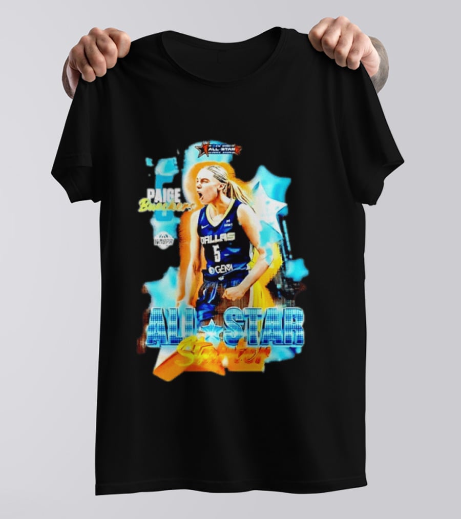 Paige Bueckers Dallas Wings All Star Starter 2025 WNBPA T-Shirt