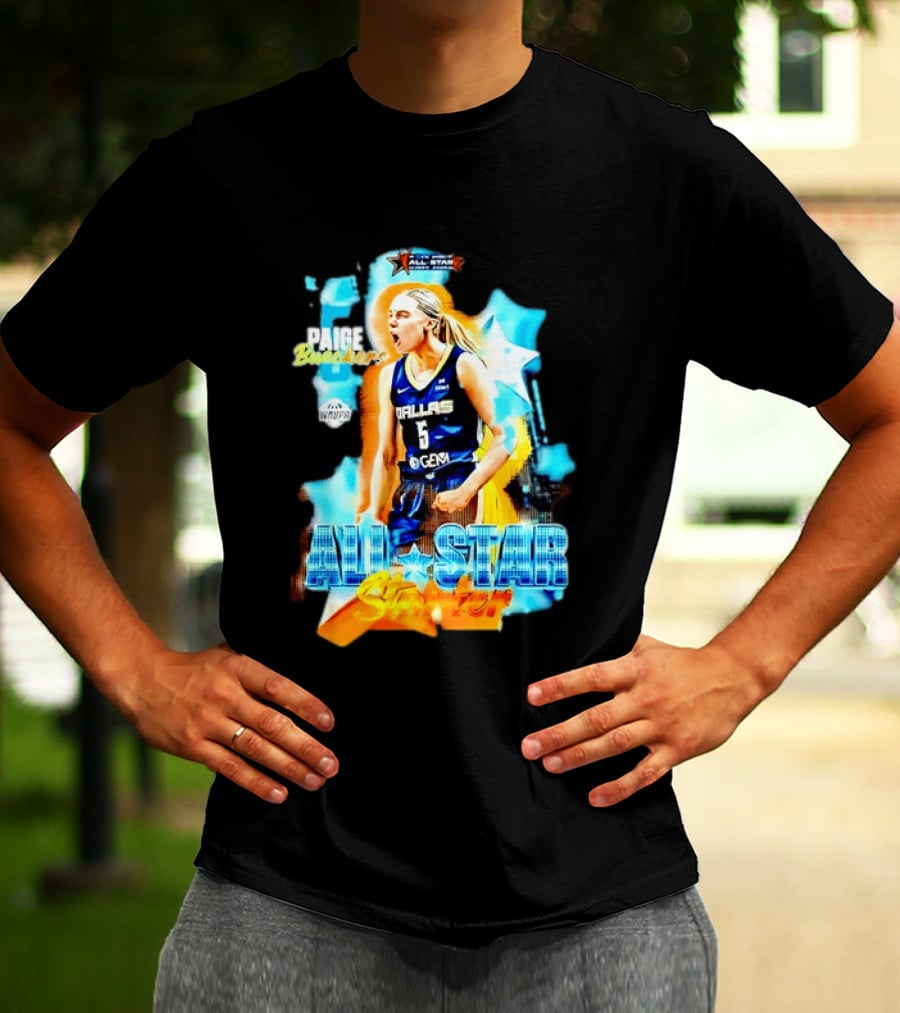 Paige Bueckers Dallas Wings All Star Starter 2025 WNBPA T-Shirt
