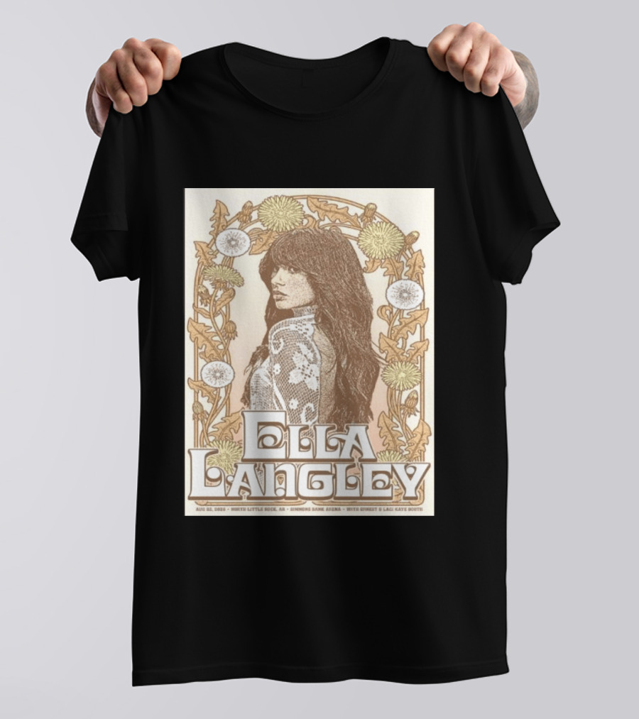Ella Langley North Little Rock AR 2026 Simmons Bank Arena August 22 Event With Special Guest Laci Kaye Booth T-Shirt