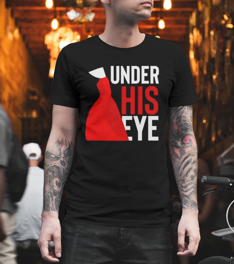 Under His Eye Red Cloak And White Bonnet T-Shirt