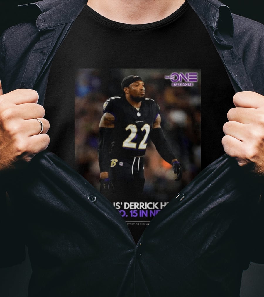 Ravens Derrick Henry Ranked No 15 In NFL Top 100 Baltimore Radio One T-Shirt