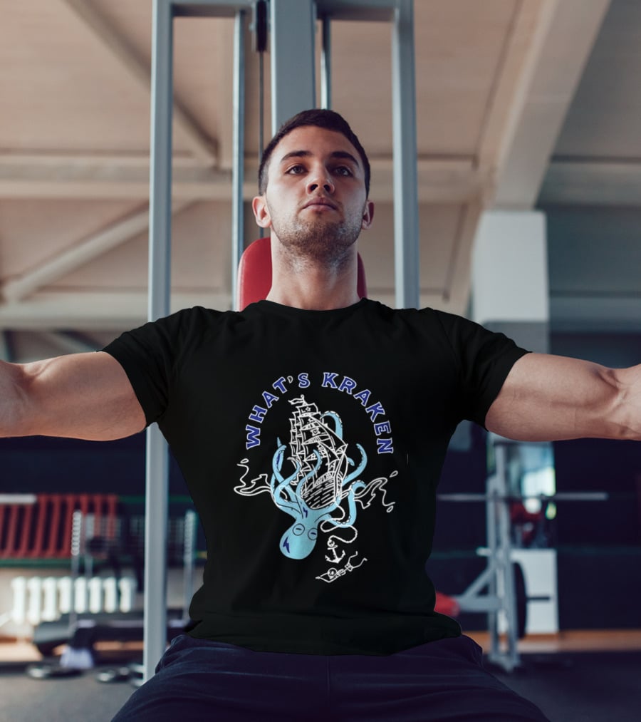 What's Kraken Octopus Sea Adventure Maritime Ship T-Shirt