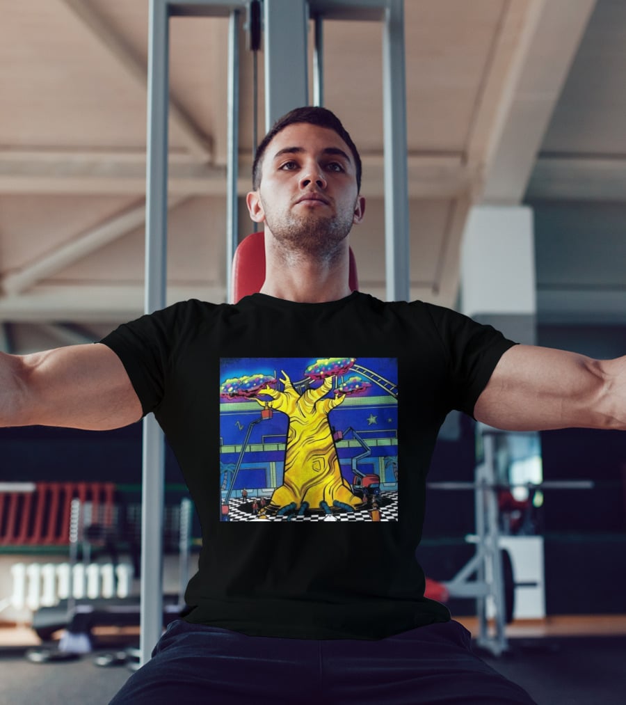 Imaginative Whimsical Fantasy Tree With Amusement Park Adventures T-Shirt