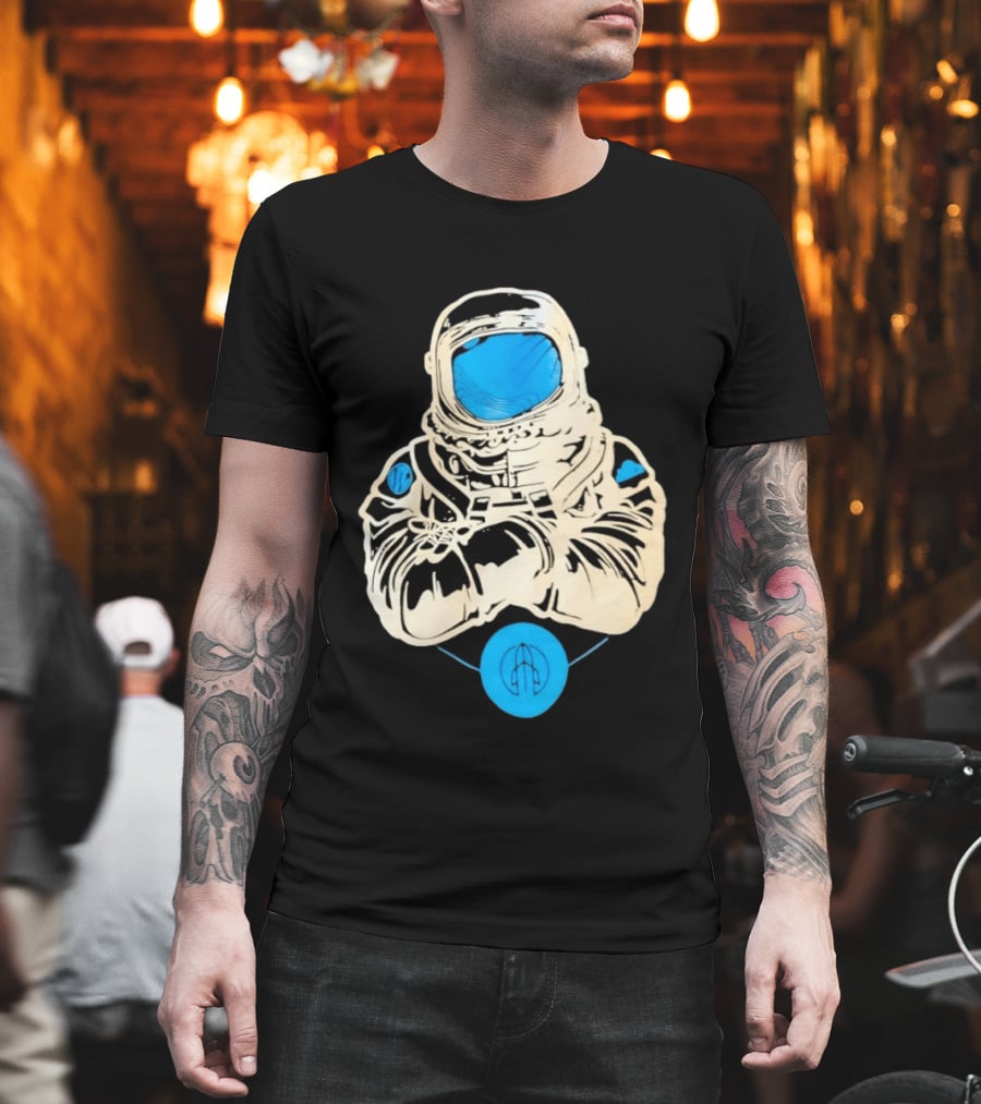 WordPress Astronaut Space Explorer Developer Iconic Space Suit Drawing T-Shirt