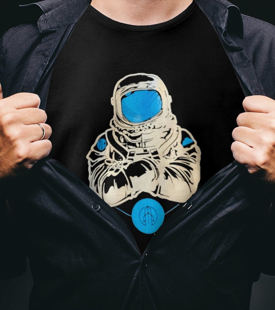 WordPress Astronaut Space Explorer Developer Iconic Space Suit Drawing T-Shirt