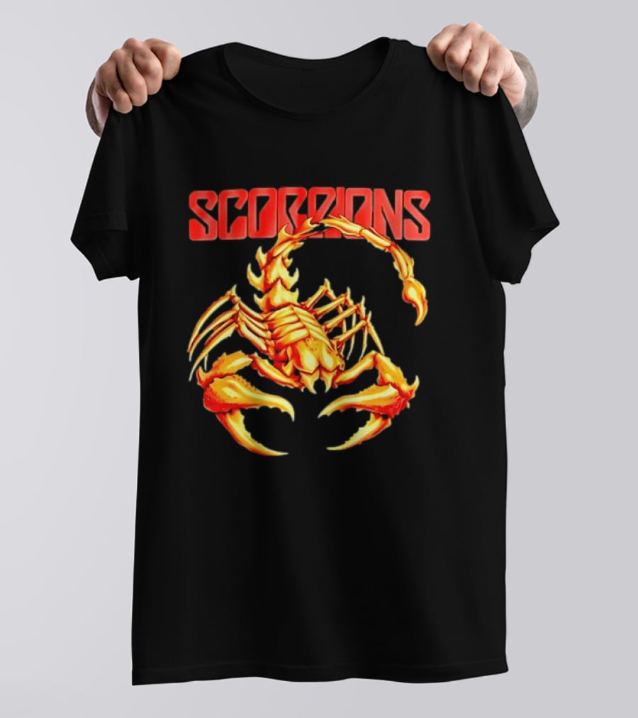 Scorpions Band Heavy Metal Hard Rock Iconic Scorpion Visual T-Shirt