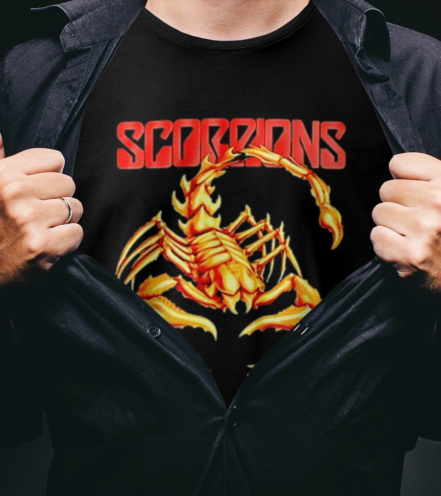 Scorpions Band Heavy Metal Hard Rock Iconic Scorpion Visual T-Shirt