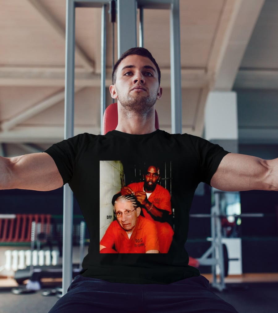 Sean Diddy Combs Braiding Anthony Fauci Hair D.O.C Meme T-Shirt