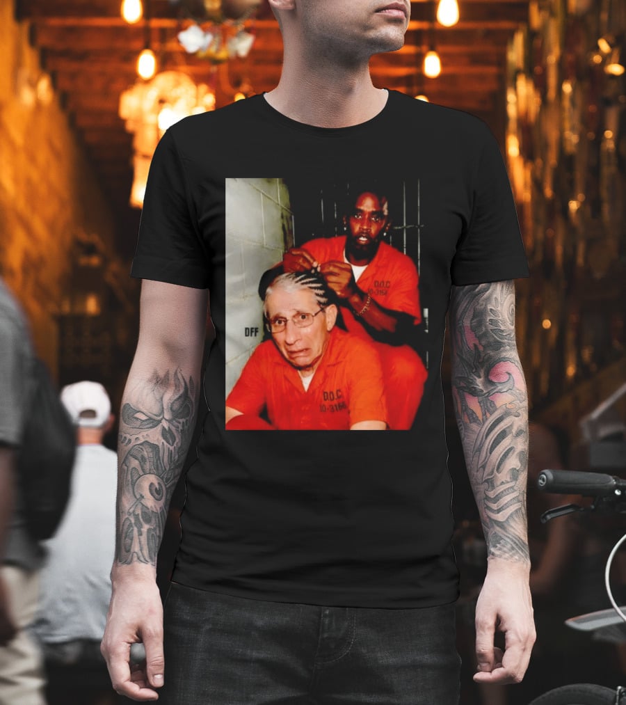 Sean Diddy Combs Braiding Anthony Fauci Hair D.O.C Meme T-Shirt