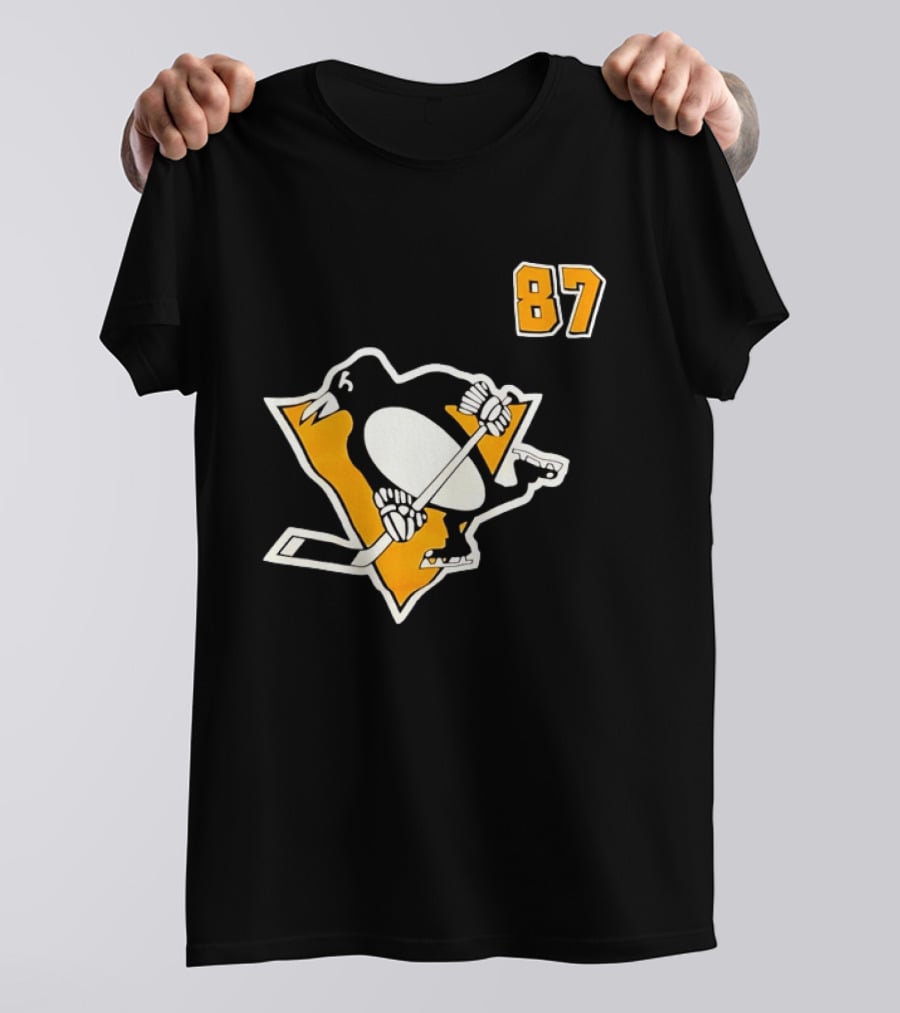 Sidney Crosby 87 Pittsburgh Penguins NHL Player T-Shirt