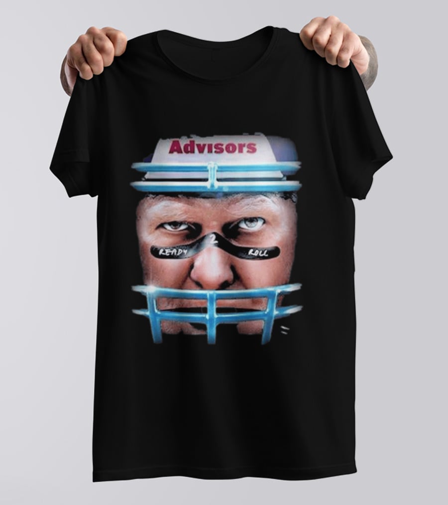 Advisors Stu Helmet Ready 2 Roll Football T-Shirt