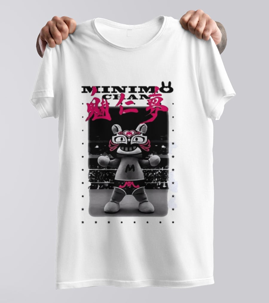 Minimo Chan Lucha Libre Japanese Wrestling T-Shirt