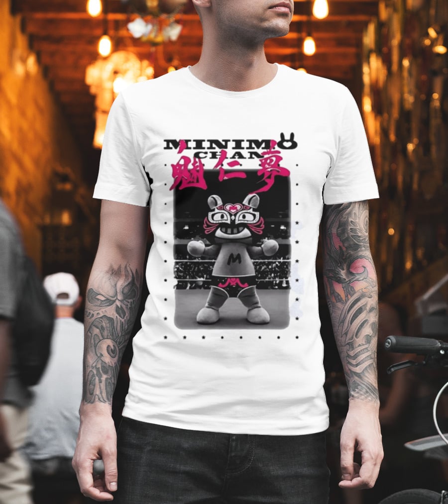 Minimo Chan Lucha Libre Japanese Wrestling T-Shirt