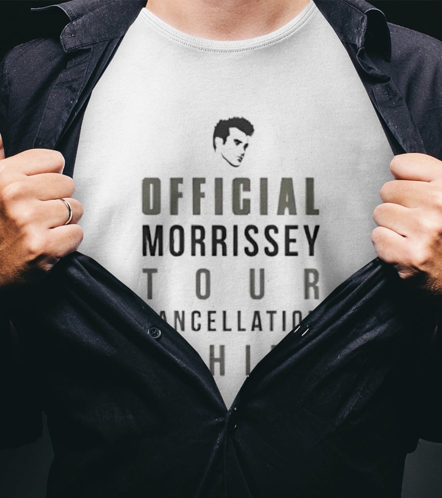 Morrissey Official Tour Cancellation T T-Shirt