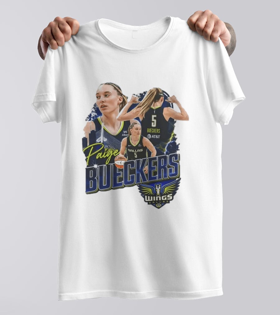 Paige Bueckers Dallas Wings 5 WNBA Basketball Wings Orders T-Shirt