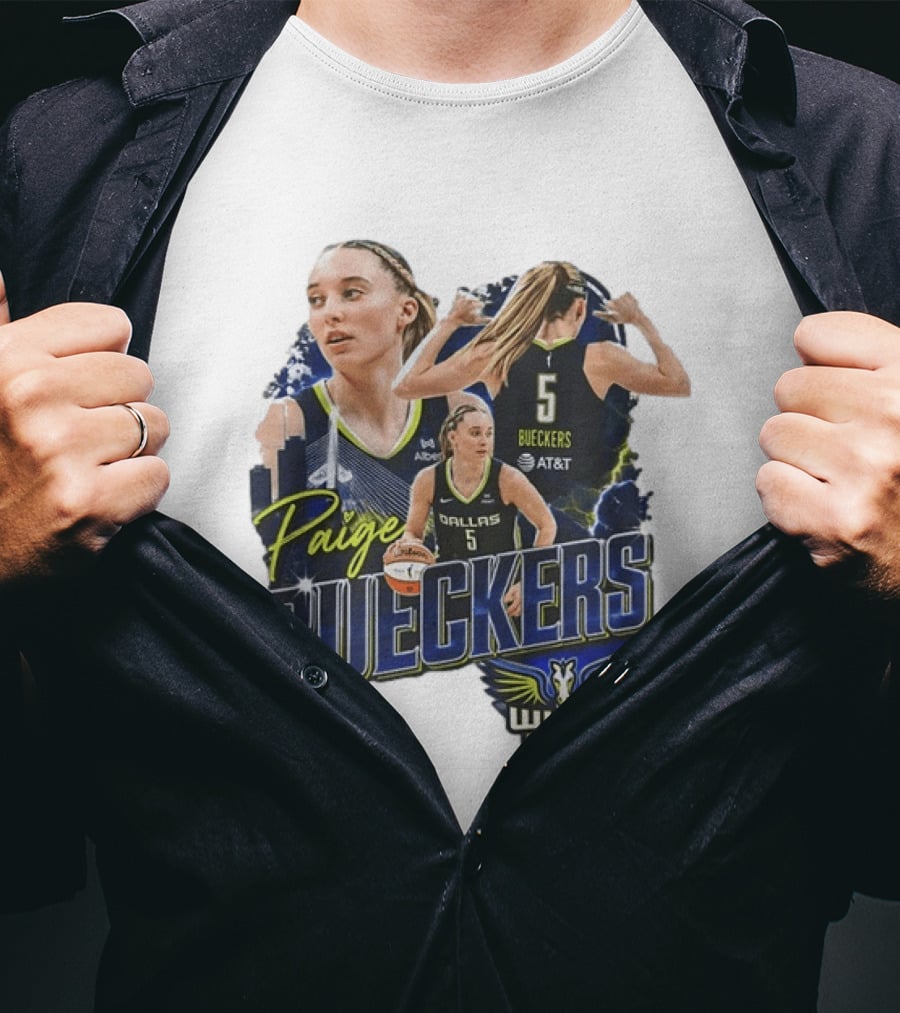Paige Bueckers Dallas Wings 5 WNBA Basketball Wings Orders T-Shirt