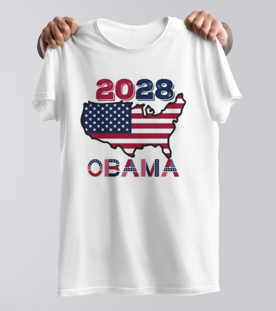 Barack Obama 2028 For President Election T-Shirt