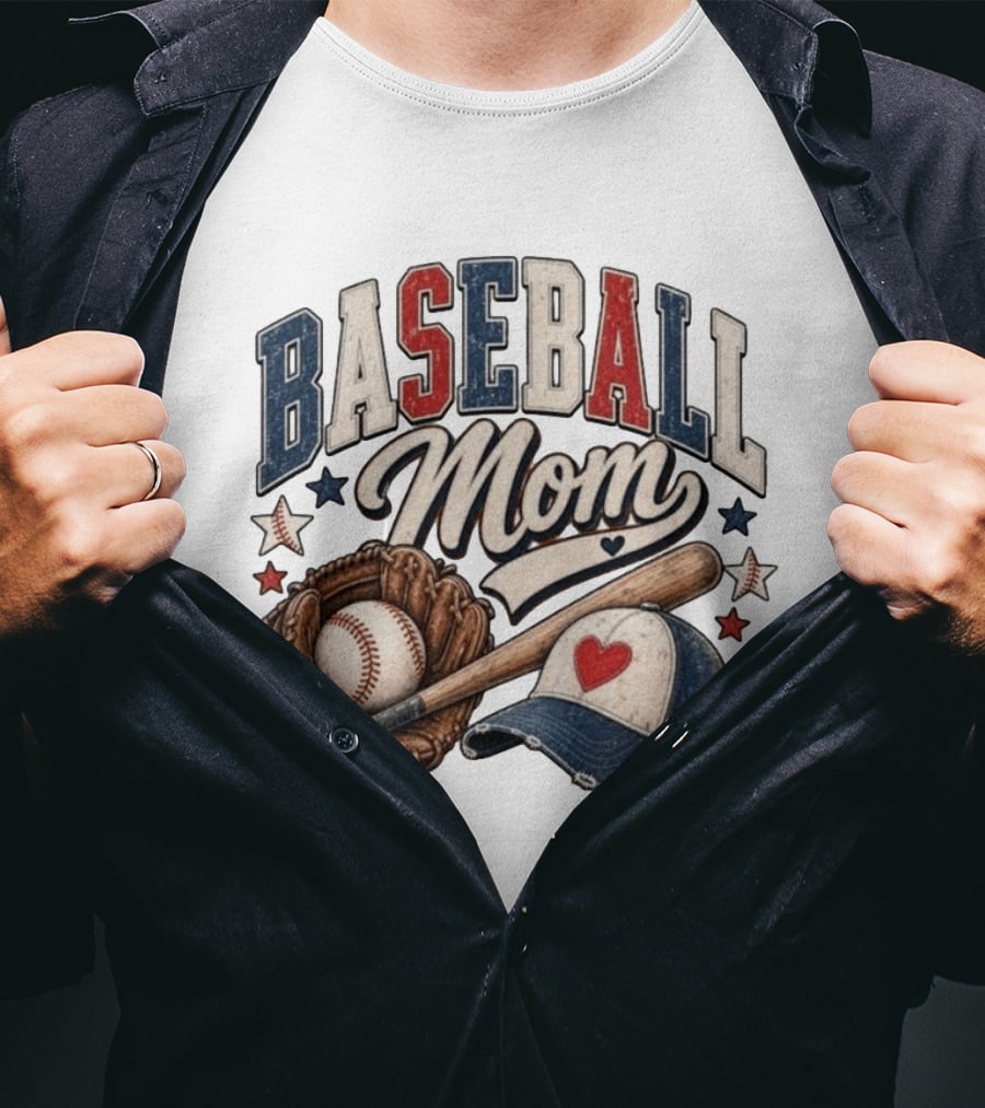 Baseball Mom Season Sports T-Shirt