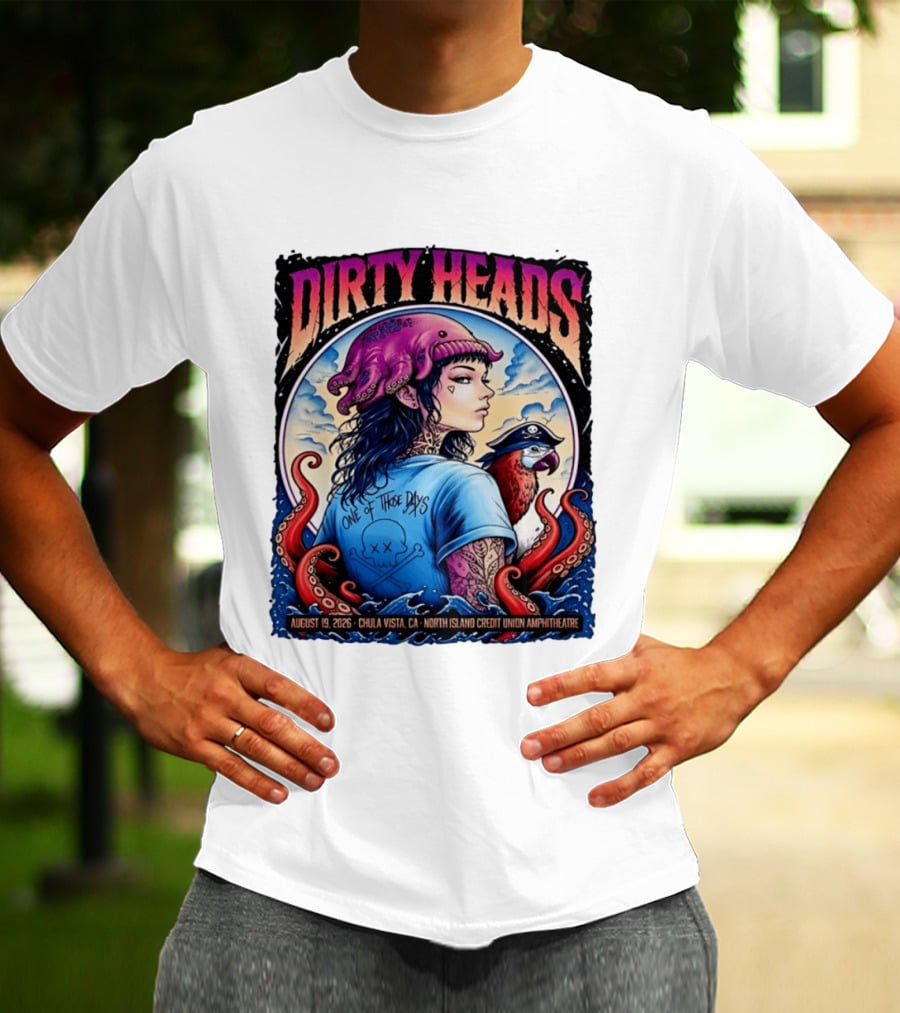 Dirty Heads One Of Those Days Tour 2026 Chula Vista Concert T-Shirt