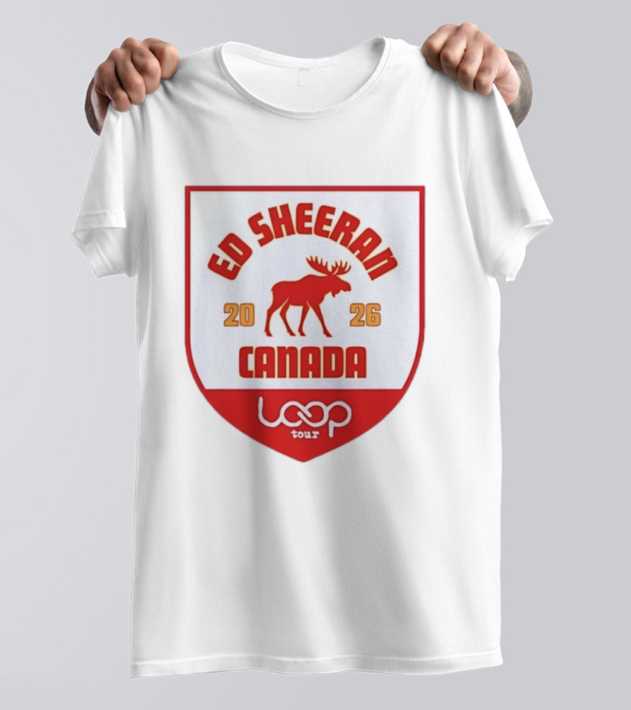 Ed Sheeran 2026 Canada Loop Tour Concert T-Shirt