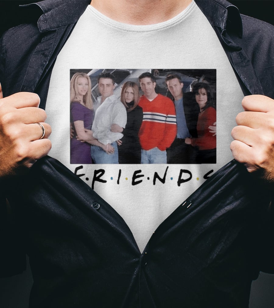 Friends Cast Group 90s Sitcom Rachel Green T-Shirt