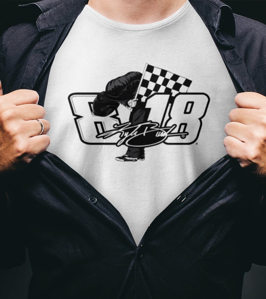 Kyle Busch 18 NASCAR Race Car Driver T-Shirt