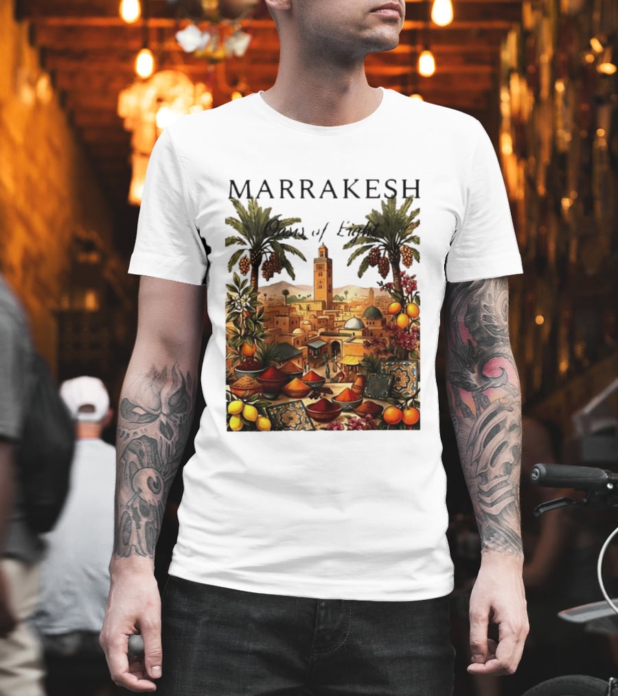 Marrakesh Oasis Of Light Noise Spices And Good Vibes T-Shirt