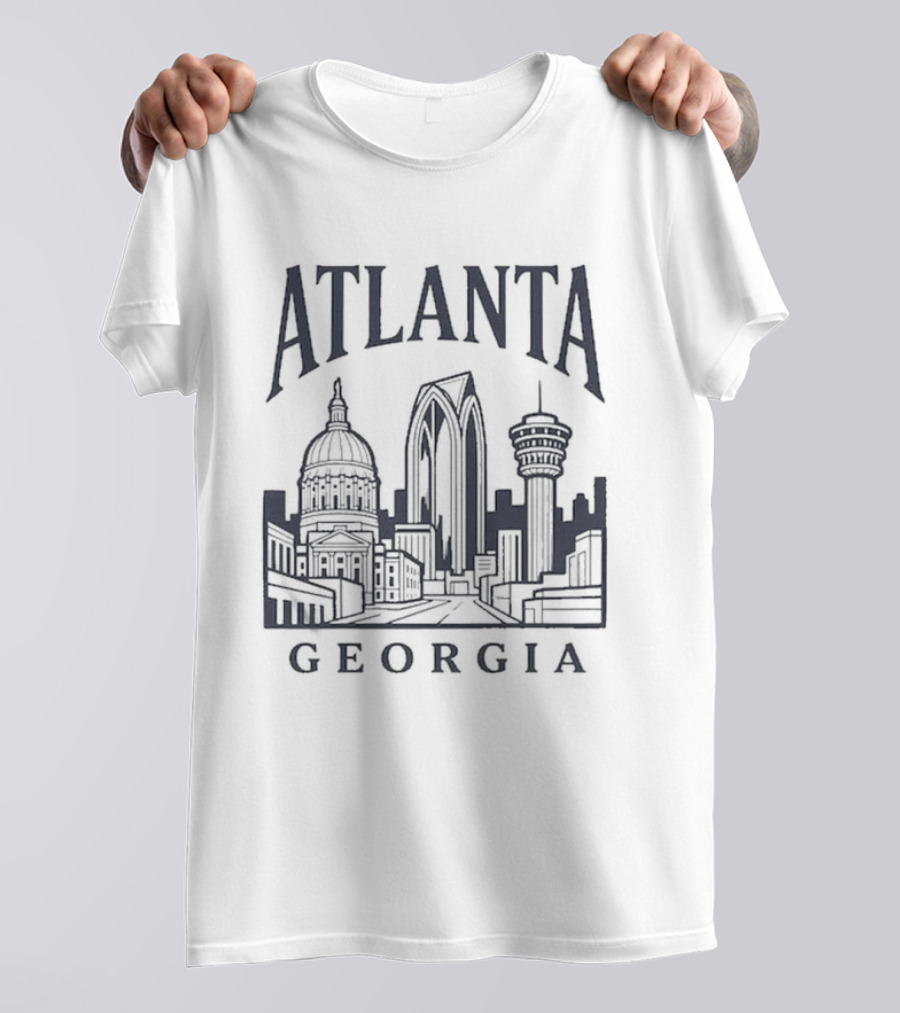 Atlanta Georgia Cityscape Souvenir T-Shirt