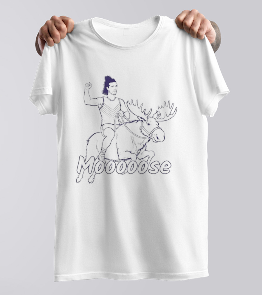 Charlie Curnow Moose Carlton Blues Mooooose T-Shirt