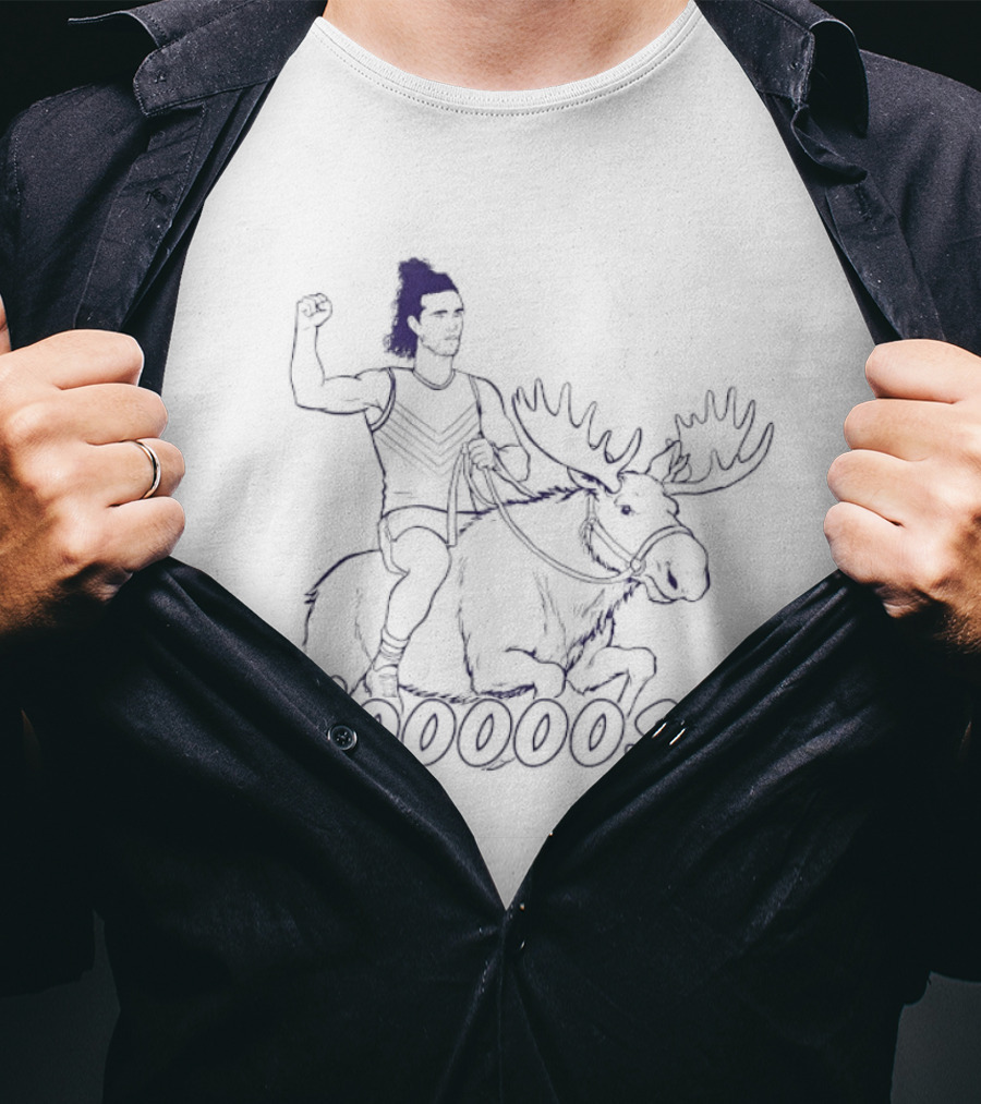 Charlie Curnow Moose Carlton Blues Mooooose T-Shirt