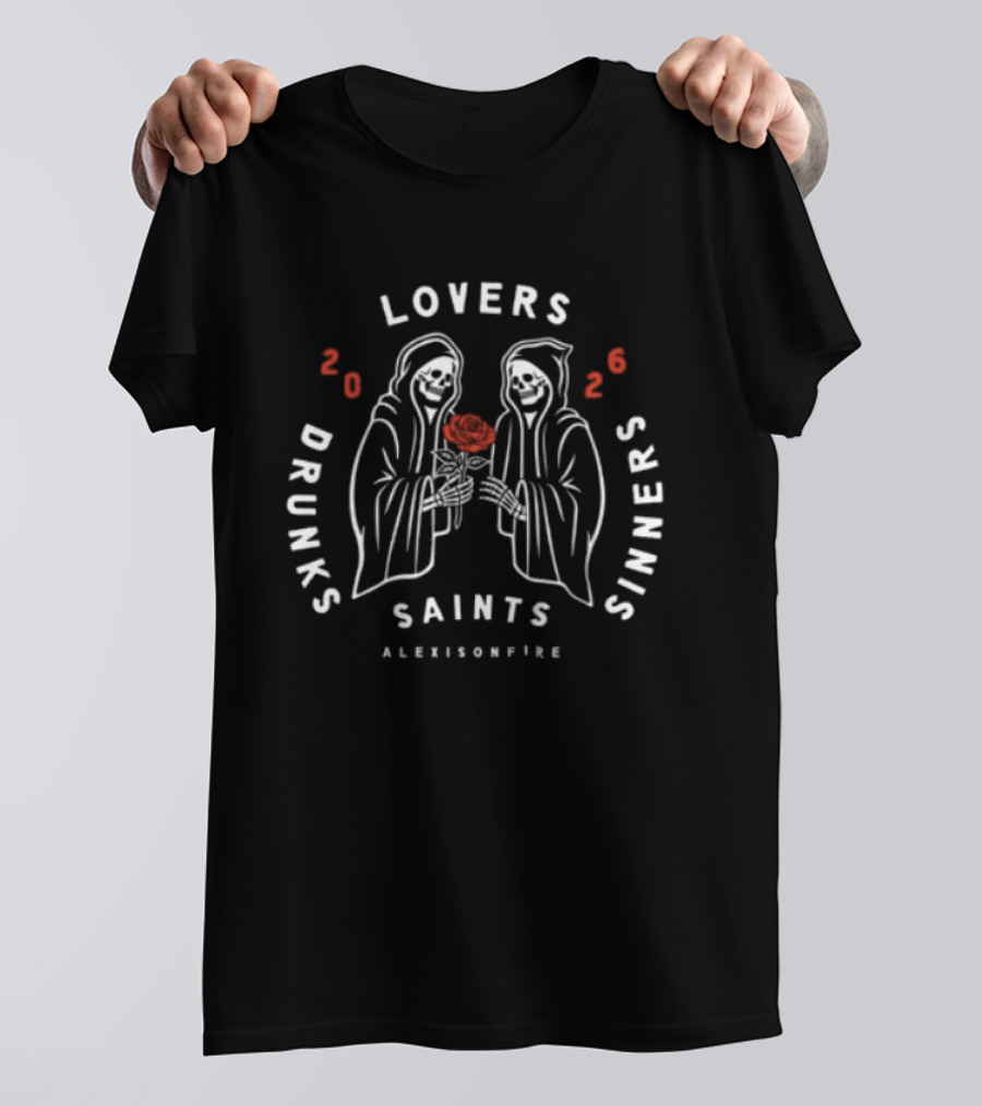 Lovers Saints Sinners Drunks Alexisonfire 2023 T-Shirt